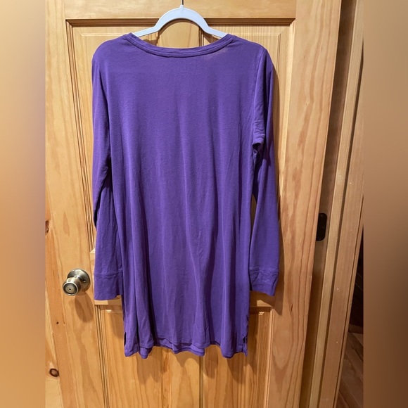 Victoria’s Secret purple rhinestone sleep shirt  used in good condition size L - Picture 4 of 7
